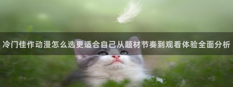 汗汗漫画人气作品推荐：冷门佳作动漫怎么选更适合自己从题材节奏到观看体验全面分析配图